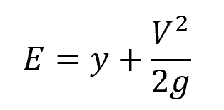 specific energy equation