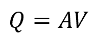 volume flow rate equation