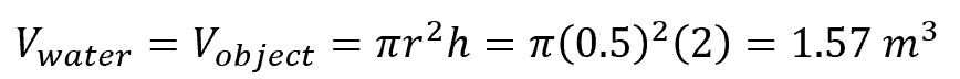 volume of water equation 