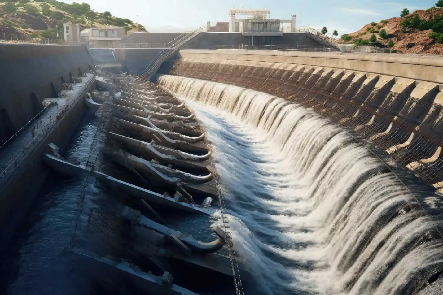 Weir head