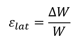 Lateral Strain Formula
